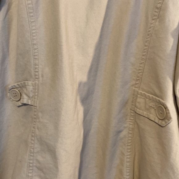 Bailey’s Point kaki pocket full button up front cargo jacket coat Large (13/15) - Picture 7 of 10